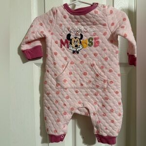 Disney Baby Quilted Minnie Mouse Romper